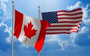 flags usa-Canada